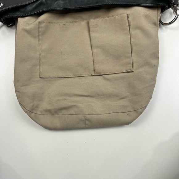 Coach Large Black Leather Hobo Shoulder Handbag Purse F14706 - Picture 7 of 10